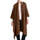 San York Long Alpaca-Blend Cape - Crochet Edging (For Women)