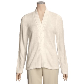 San York Roped Sweater - Alpaca Wool (For Women) in Cream/Ivory