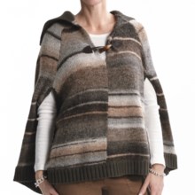 Sanctuary Striped Poncho (For Women) in Brown - Closeouts