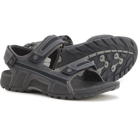 Merrell Sandspur Oak Sport Sandals - Leather (For Men) - BLACK (10 )