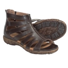Sanita Dagny Gladiator Sandals - Leather (For Women) in Dark Brown - Closeouts