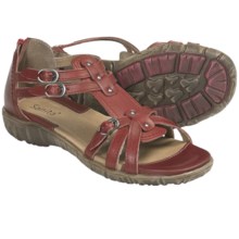 Sanita Ditte Sandals - Leather (For Women) in Cherry - Closeouts