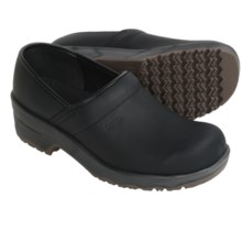 Sanita Leo Clogs - Leather (For Men) in Black - Closeouts