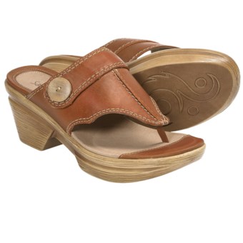 Sanita Nikka Sandals - Leather (For Women) in Orange