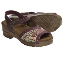 Sanita Original Beatrice Sandals - Leather, Sling-Back (For Women) in Vintage Violet - Closeouts