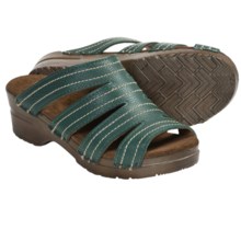 Sanita Original Mabel Sandals - Leather (For Women) in Jade - Closeouts