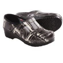 Sanita Original Professional Paisley Clogs - Closed Back (For Women) in Black - Closeouts