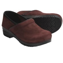 Sanita Professional Clogs - Nubuck (For Women) in Bordeaux - Closeouts