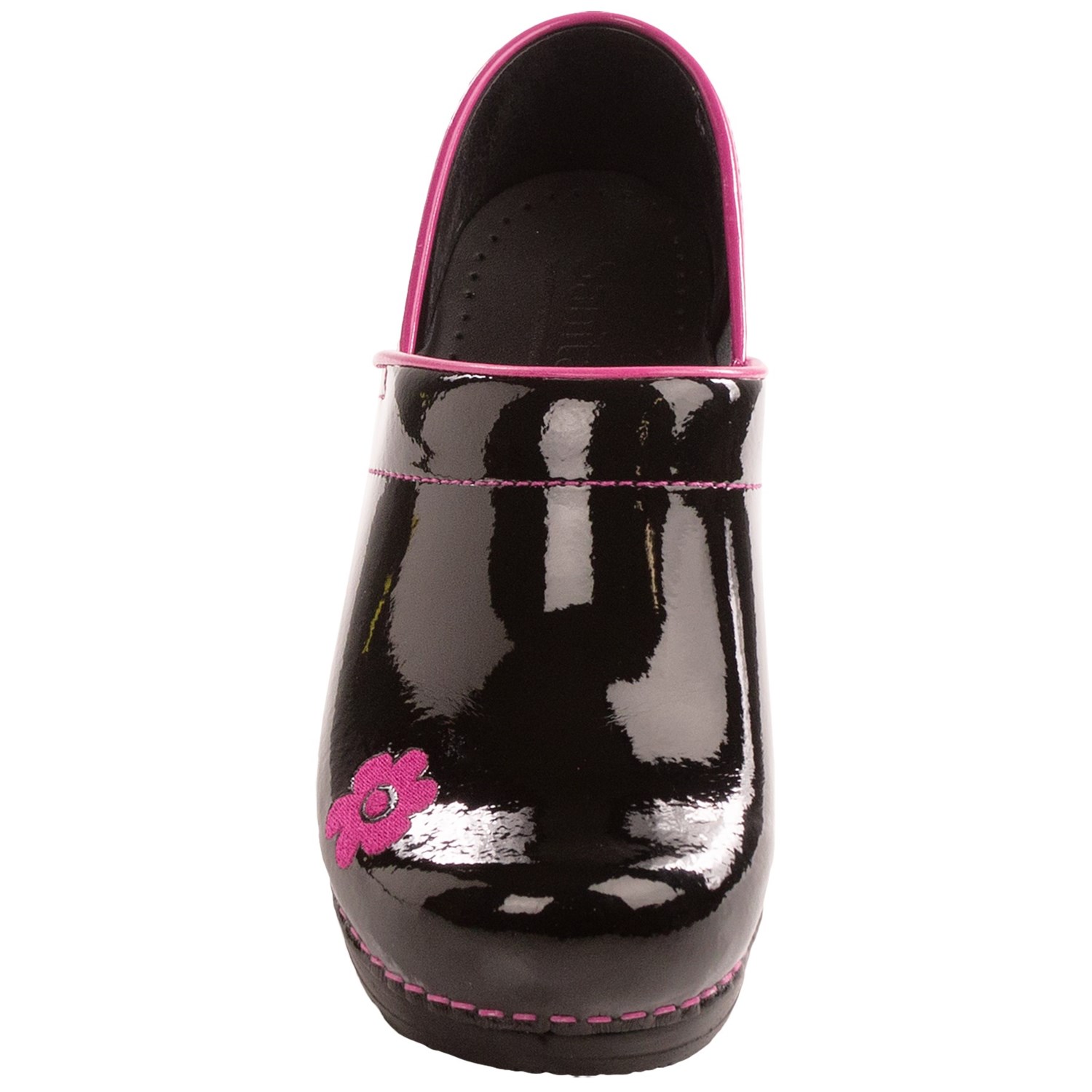 sanita floral clogs