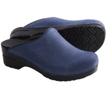 Sanita Sonja Clogs - Leather (For Women) in Navy - Closeouts