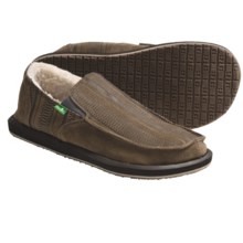 Sanuk Donny Primo Shoes - Suede, Shearling Lining (For Men) in Brown - Closeouts