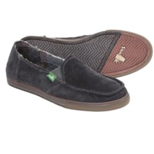 Sanuk Standard Corduroy Shoes (For Women) in Charcoal - Closeouts