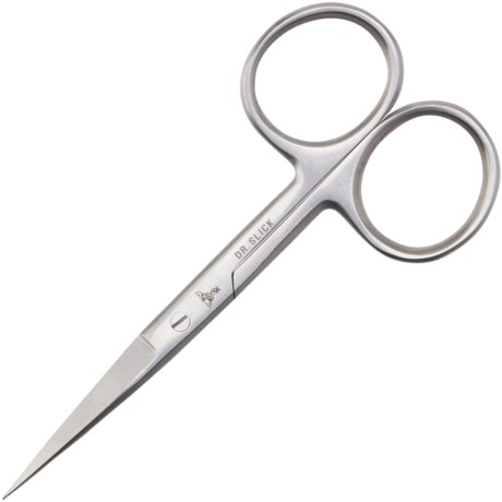 Dr. Slick Co. Satin Straight Hair Scissors - 4.5? - SILVER ( )