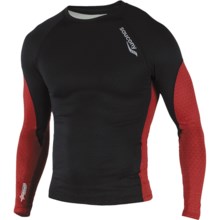 Saucony Amp Pro2 Recovery Compression Shirt - Long Sleeve (For Men) in Black - Closeouts