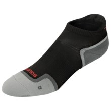 Saucony Elite Low-Cut Running Socks - Lightweight, Below-the-Ankle (For Men and Women) in Black - Closeouts