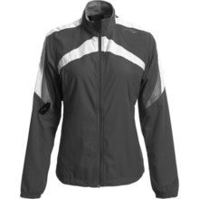 Saucony Ethereal Shell Jacket (For Women) in Black/White - Closeouts