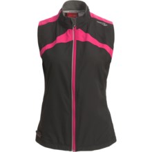 Saucony Ethereal Shell Vest (For Women) in Black/Pink Aura - Closeouts