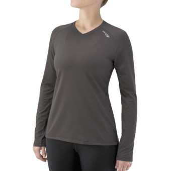 Saucony Evolution Shirt - Long Sleeve (For Women) in Black