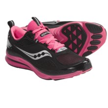 Saucony Grid Profile Running Shoes (For Women) in Black/Pink - Closeouts