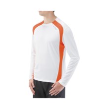Saucony Inferno Shirt - UPF 40-50+, Recycled Materials, Long Sleeve (For Men) in White/Dash - Closeouts
