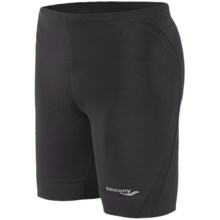 Saucony Inferno Tight Shorts (For Men) in Black - Closeouts