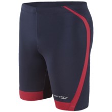 Saucony Inferno Tight Shorts (For Men) in Navy/Racer Red - Closeouts