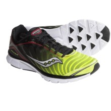 Saucony Kinvara 3 Running Shoes (For Men) in Black/Citron/Red - Closeouts