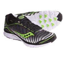 Saucony Kinvara 3 Running Shoes (For Men) in Black/Slime Green - Closeouts