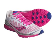 Saucony Kinvara 3 Running Shoes (For Women) in White/Pink/Blue - Closeouts