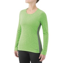 Saucony LX Scoop Shirt - Long Sleeve (For Women) in Envy - Closeouts