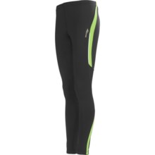 Saucony Omni LX Tights II - UPF 50+ (For Women) in Black/Envy - Closeouts