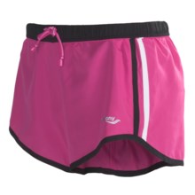 Saucony P.E. Revival Shorts (For Women) in Pink Aura/Black - Closeouts