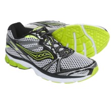 Saucony ProGrid Guide 5 Running Shoes (For Men) in White/Black/Citron - Closeouts