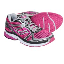 Saucony ProGrid Guide 5 Running Shoes (For Women) in Vizipro Pink/Silver/Black - Closeouts