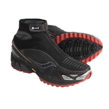 Saucony ProGrid Razor Trail Running Shoes - Waterproof (For Men) in Black/Orange - Closeouts