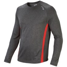 Saucony Revel T-Shirt - Long Sleeve (For Men) in Phantom/Strong Red - Closeouts
