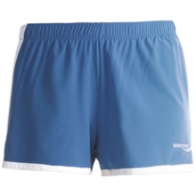Saucony Run Lux Shorts - Liner Brief (For Women) in Pacific/White - Closeouts