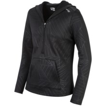 Saucony Siberius Hoodie Sweatshirt - Fleece (For Women) in Black - Closeouts