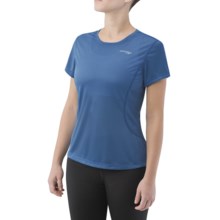 Saucony Speed Shirt - Short Sleeve (For Women) in Pacific - Closeouts