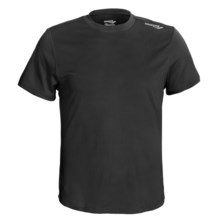 Saucony Transit Top T-Shirt - UPF 40-50+, Recycled Materials, Short Sleeve (For Men) in Black - Closeouts