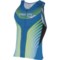 Saucony Tri Zip Tank Top - UPF 50+ (For Men) in Astro Blue