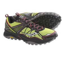Saucony Xodus 3.0 Trail Running Shoes (For Men) in Black/Citron/Red - Closeouts