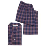 Savile Collection by Derek Rose Pajamas - Cotton, Long Sleeve (For Men)