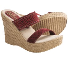 Sbicca Kelli Wedge Sandals (For Women) in Red - Closeouts