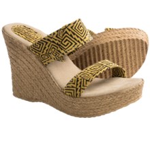 Sbicca Kelli Wedge Sandals (For Women) in Yellow - Closeouts