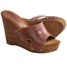 Sbicca Leaf Wedge Sandals (For Women) in Camel - Closeouts