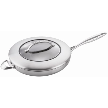 Scanpan CSX Saute Pan with Lid 12 12 Stainless Steel Aluminum