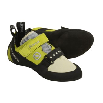 Scarpa Force Climbing Shoes (For Women) in Green Apple