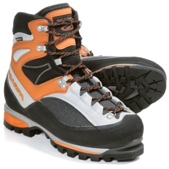 Scarpa Jorasses Pro Gore-Tex® Mountaineering Boots - Waterproof (For Men) in Black/Orange