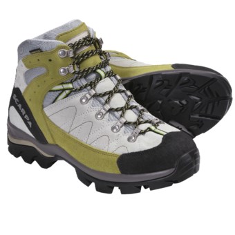 Scarpa Kailash Gore-Tex® Hiking Boots - Waterproof (For Women) in Light Grey/Ginkgo